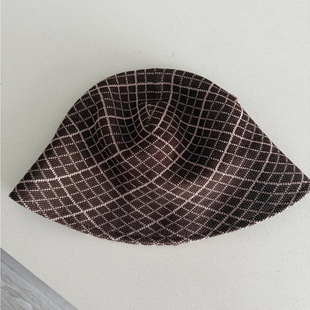 Stylish Brown Plaid Women's Bucket Hat